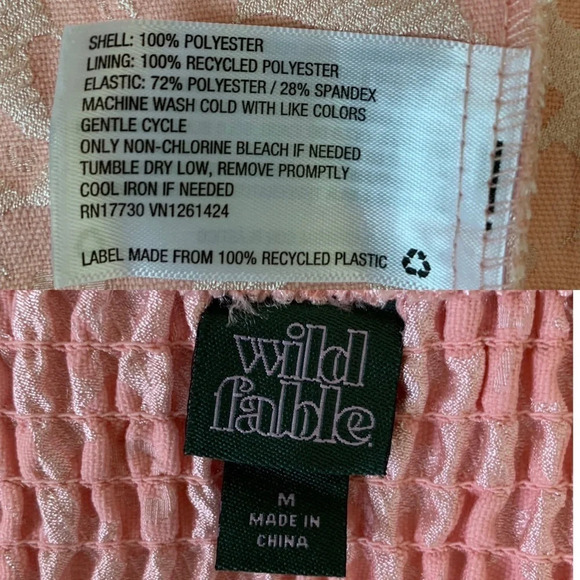 Nwt Wild Fable Brocade Corset, vintage inspired, pink, M - Picture 11 of 16